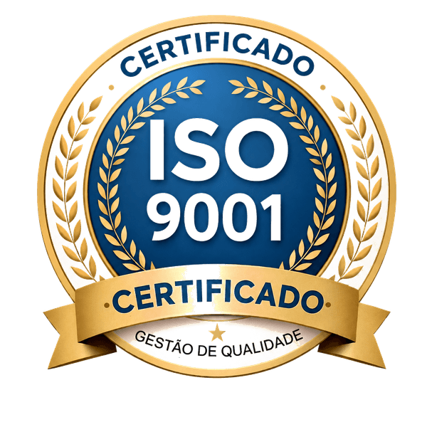 Selo ISO 9001 — Gestão de Qualidade